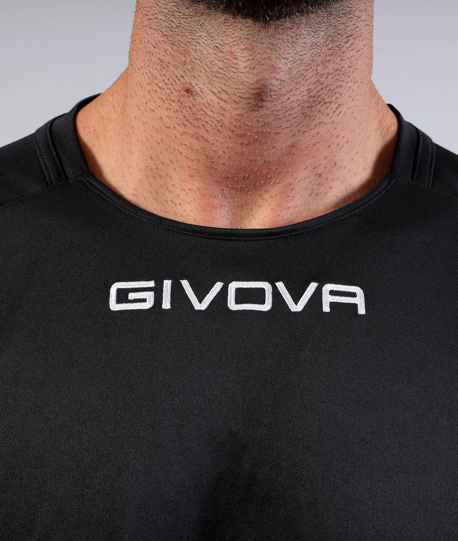 Givova Capo Performance Soccer Jersey - Black
