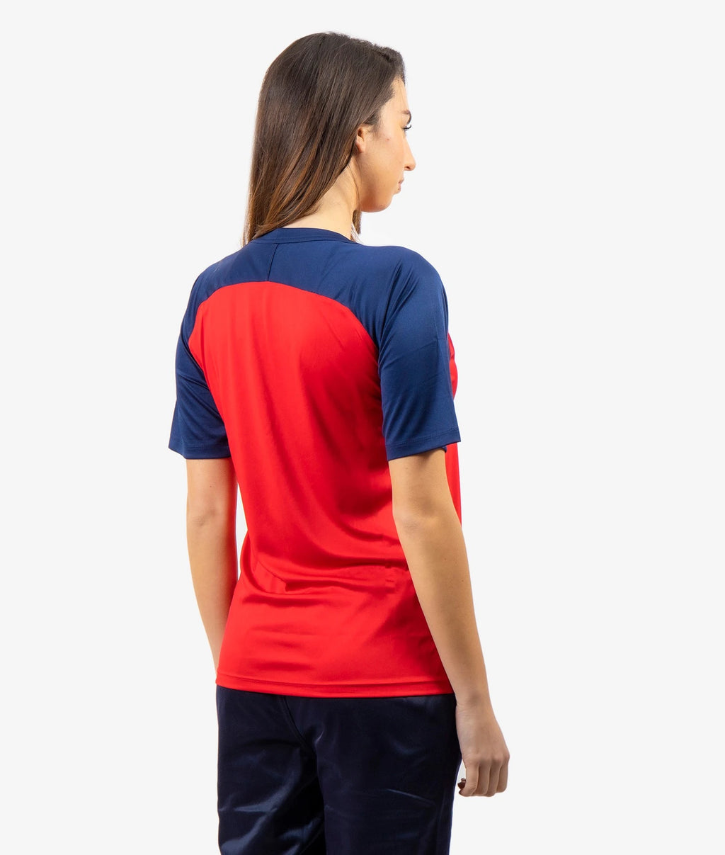 Givova Capo Performance Soccer Jersey - Red / Navy Blue