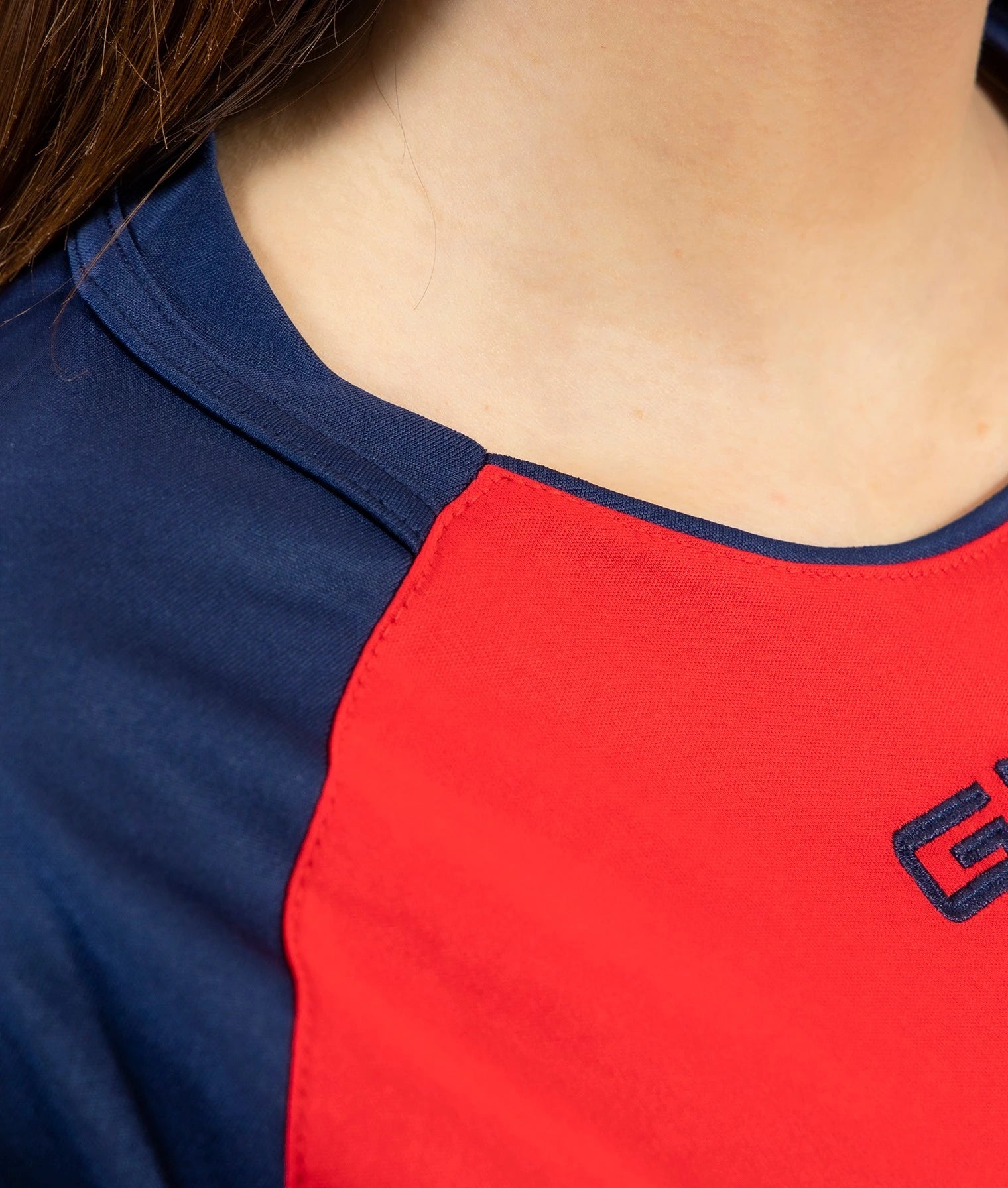 Givova Capo Performance Soccer Jersey - Red / Navy Blue